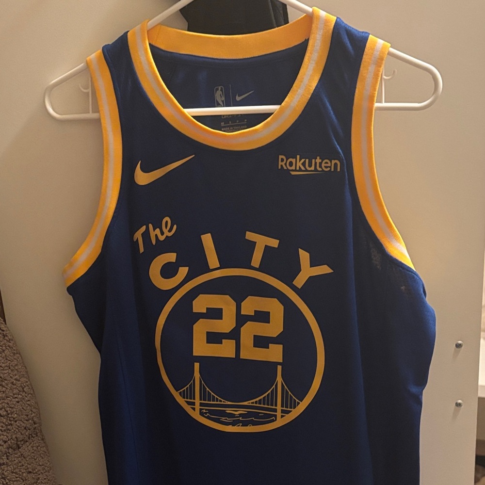 Nike Blue and Gold 'The City' Jersey